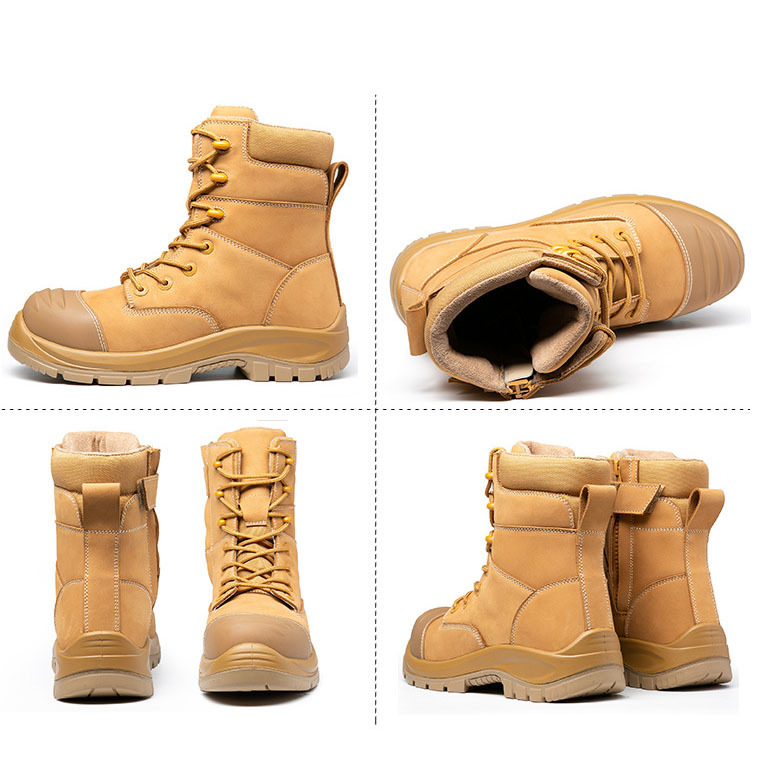 Latest company blogs about The first layer of cowhide safety boots are here BX2654