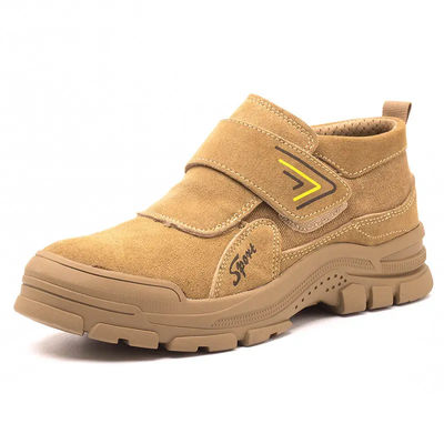 Buy Yellow High Heat Resistant Boots Unisex Steel Toe Work Boots For Welders online manufacture