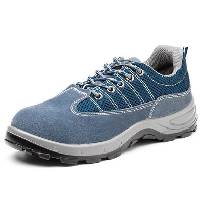 Buy Comfort Genuine Leather Safety Shoes , Blue Sports Work Shoes For Men'S Working online manufacture