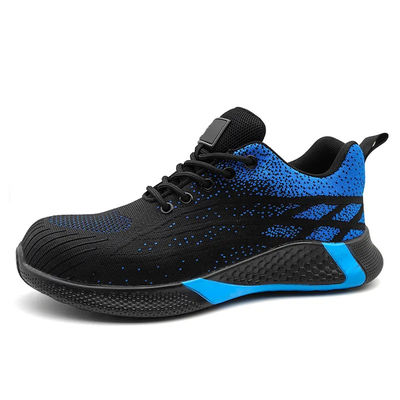 Buy Breathable Industrial Work Shoes S1P S3 Fly Knit Running Shoes Lightweight online manufacture