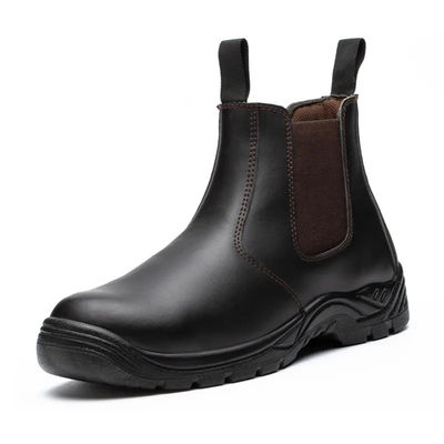 Buy No Lace Cheales Safety Shoes Waterproof / Oil Resistant Shoes Black online manufacture