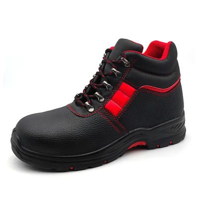 Buy Mining Industrial Safety Shoes Anti Impact Leather Slip Resistant Shoes Anti Puncture online manufacture