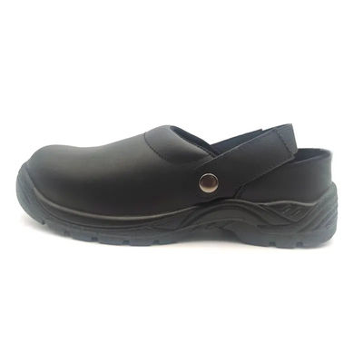 Buy Black Steel Toe Kitchen Shoes Unisex Restaurant Work Shoes Non Slip Clean Easy online manufacture