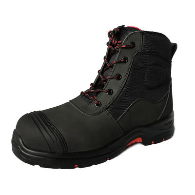 Buy Unisex Welding Safety Shoes Black Abrasion Resistant Shoes For Men online manufacture