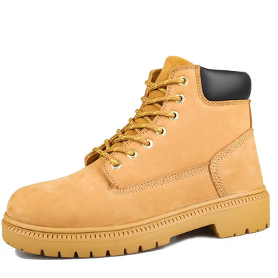 Buy Nubuck Leather Steel Toe Sport Shoes Light Weight Breathable Work Boots online manufacture
