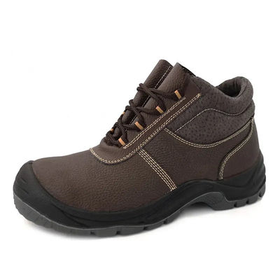 Buy S3 Waterproof Safety Boots Steel Toe Genuine Leather Mid Cut Work Boots online manufacture