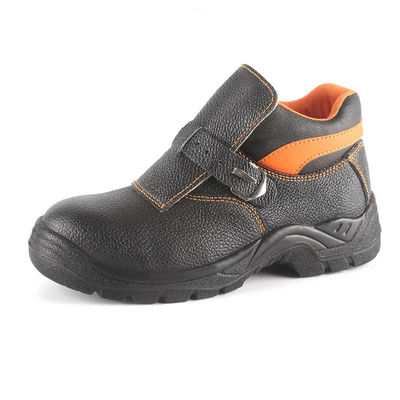 Buy Steel Toe Welding Safety Shoes No Lace Mens Leather Work Boots Durable online manufacture