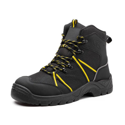 Buy Breathable Steel Toe Work Boots Anti Slip / Anti Puncture Impact Resistant Boots online manufacture