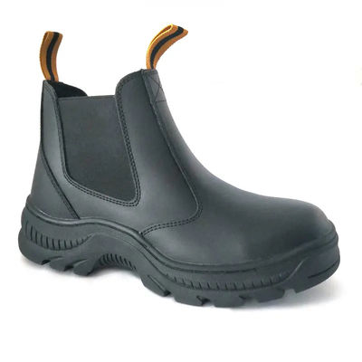 Buy Waterproof Oil Resistant Work Boots , Black Chelsea Steel Toe Work Boots online manufacture