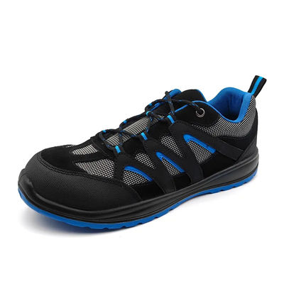 Buy Comfortable Safety Shoes Suede Leather Oxford Steel Toe Work Boots Anti Impact Puncture online manufacture