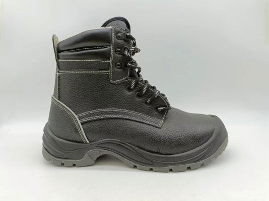 Buy Brown Winter Safety Shoes Slip Resistant Steel Toe Insulated Work Boots online manufacture
