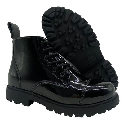 Buy Custom Leather Motorcycle Boots Breathable Round Toe Boots For Men online manufacture