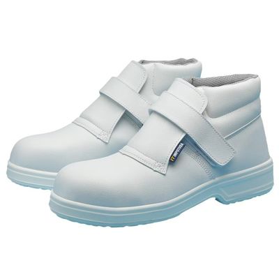 Buy Steel Toe Nurse Safety Shoes Anti Smash Mid Top Flat Boots Unisex online manufacture