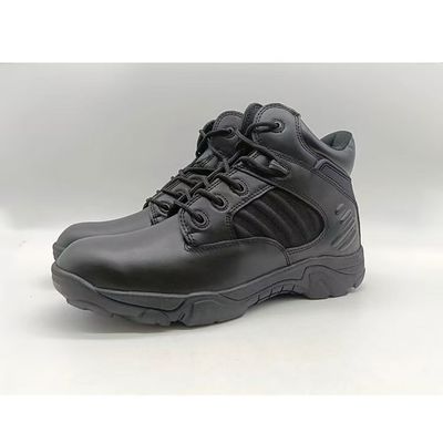 Buy Mens Outdoor Hiking Boots Breathable Mid Top Work Shoes With Side Zipper online manufacture