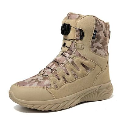 Buy Steel Toe Tactical Military Boots Unisex Waterproof Desert Boots For Hiking Outdoor Exploration online manufacture