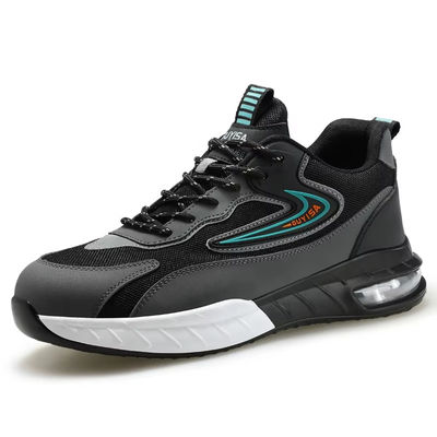 Buy Men's Work Safety Shoes With Steel Toe And Slip Resistant Outsole online manufacture