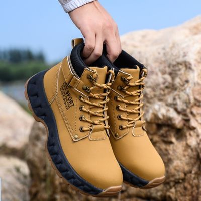 Buy Lightweight Microfiber Safety Work Shoes With Steel Toe And Rubber Sole online manufacture