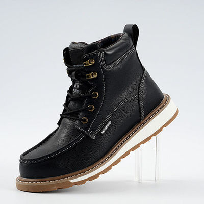 Buy Anti-proof Work Shoes With PU Injection Molding Sole And Kevlar Midsole online manufacture