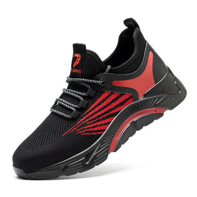 Buy Industrial Safety Shoes Color Summer Flying Knit Work Shoes Kevlar Safety Shoes Steel Toe Work Shoes online manufacture