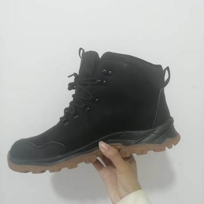 Buy Unisex Microfiber Leather Work Boots Construction Safety Shoes Kevlar Midsole Work Shoes Beef Tendon Safety Boots online manufacture