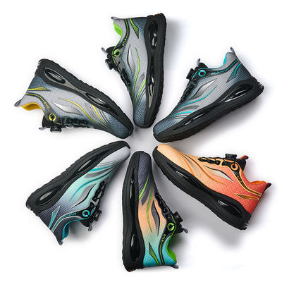 Buy Breathable Flyknit Comfortable Safety Shoes Steel Toe Worker Shoes Anti-Puncture Kevlar Safety Shoes For Men Industrial Work Shoes TPU online manufacture