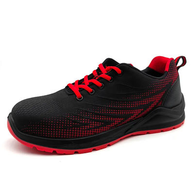 Construction Safety Shoes With Steel Toe / Breathable Flyknit Safety Shoes