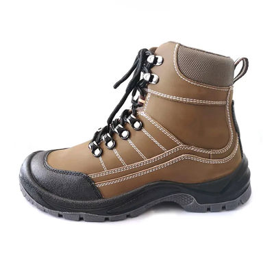 Heavy Duty Security Work Boots Brown Mens Waterproof Non Slip Shoes