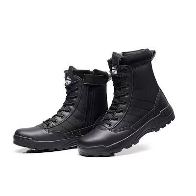 Cow Suede Desert Boots Combat HikingDurable Rubber Sole Mountaineering Boots