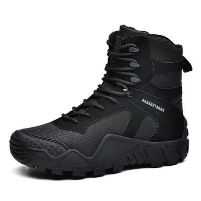 Breathable Tactical Boots Mid Top Special Forces Hiking Boots Large Size