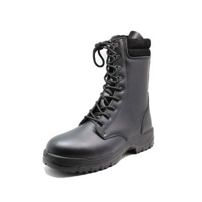 Men Black Full Grain Desert Boots Versatile Training Work and Hiking Footwear