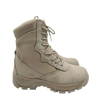 Tactical Safety Shoes High Top Tactical Boots with Side Zipper Outdoor Camping