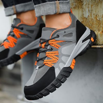 Rubber Sole Steel Toe Industrial Safety Shoes for Flying Weave Work