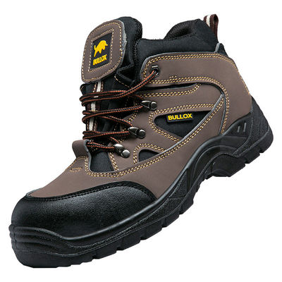 Oxford Cloth Security Boots Men PU Injection Sole Steel Plate Anti Proof Work For Mens