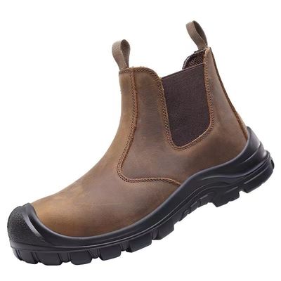 Genuine Leather Waterproof Women'S Security Work Boots Kevlar Work Shoes