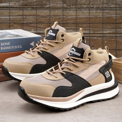 Light Work Shoes Kevlar Anti-proof Safety Sheos Novel Fashionable Mens Comfortable Safety Shoes Practical