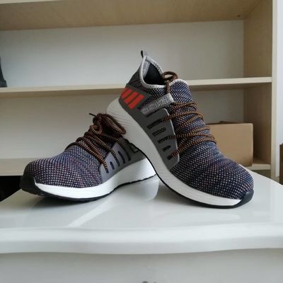 Breathable Flying Knit Work Comfortable Safety Shoes Kevlar Midsole Steel Toe EVA Sole