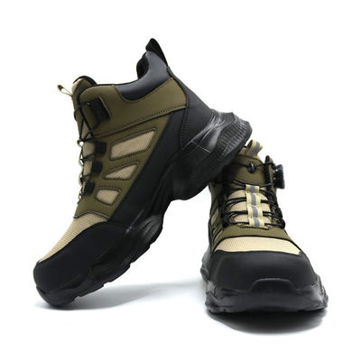 Unisex Microfiber Leather Kevlar Work Shoes Construction Safety Shoes Steel Toe  Anti Smashing Work Shoes