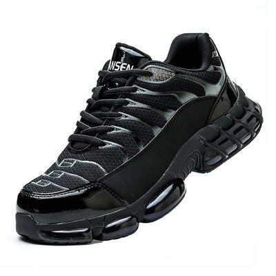 OEM Construction Safety Shoes Microfiber Flyknit Work Shoes Steel Toe Anti Smashing Kevlar TPU Sole Safety Shoes